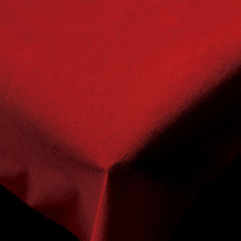 Tissu enduit pour nappe extérieur Rouge 160 cm