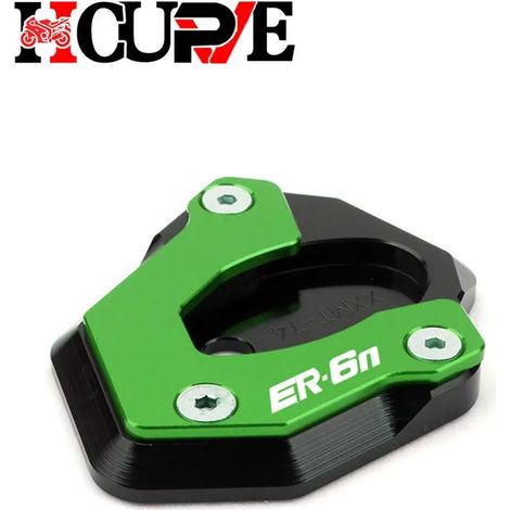(Vert-ER6N) Béquille latérale CNC pour moto, compatible avec KAWASAKI ER-6N ER6N ER 6N ER 6F ER6F ER 6F 2012-2016 maxpower (1/4)