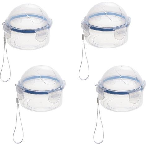 Boîte de conservation réutilisable pour tomates, oignons et citrons, boîte transparente pour réfrigérateur, boîte de rangement pour fruits et légumes (1/5)