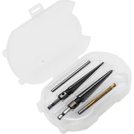 1 jeu d'alésoirs coniques manuels 5-16 mm 3-13 mm pour trous de goupilles de chevalet, pour machiniste et luthier. (1/5)