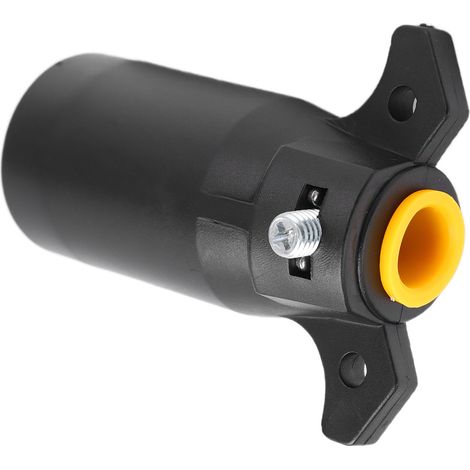 Adaptateur 7 voies prise US étanche robuste pour caravane camping-car remorque 12V connecteur mâle (1/5)