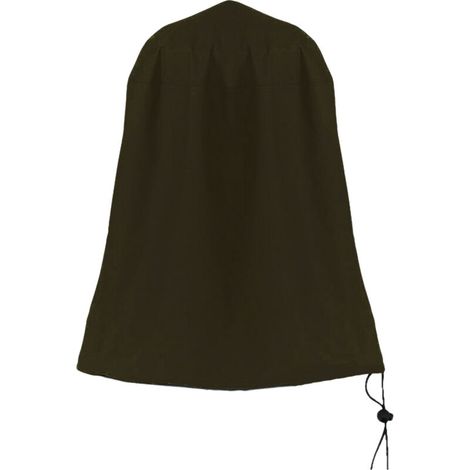 Couverture de fontaine de jardin Couverture de fontaine imperméable extérieure avec cordon de serrage élastique Protection UV Housse anti-poussière coupe-vent pour statue de fontaine d'hiver