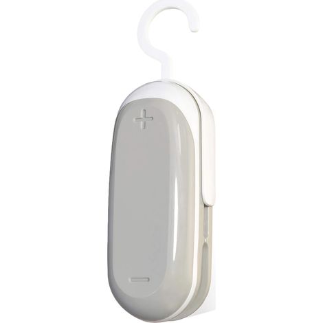Mini Bag Sealer, 2 in 1 Portable Heat Vacuum Sealer and Cutter for Kitchen, Handheld Quick Sealing with Detachable Hook,1 PCS (1/5)