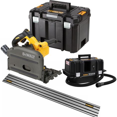 Dewalt DCS520NT 54v XR FLEXVOLT Cordless Plunge Saw Bare TSTAK Case DCV586M Vac (1/5)