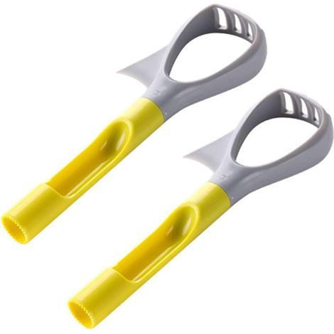 Avocadomesser, Avocadoschäler, Avocadoschäler, 5-in-1 Avocadoschäler und -schneider, 2-teilig (1/5)