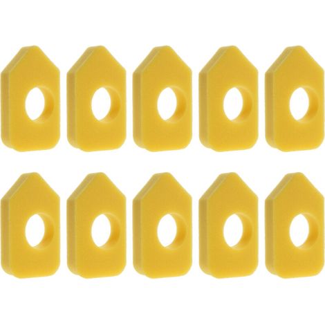 Filtre en mousse pour filtre à Air de remplacement, élément éponge pour filtres de tondeuse à gazon, paquet de 10