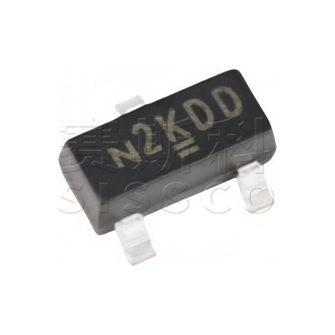 VISHAYSI2302CDS-T1-GE3 SOT-23 N channel MOSFET 20V/2.6A, 5 units.