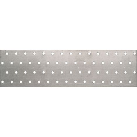 Platine d'assemblage galvanisée 80 x 300 mm