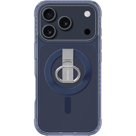 iPhone 17 Pro Max Titan Pro Grip Ring Set MagSafe Case - Blu (1/5)
