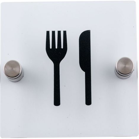 Plaque de porte transparente -Restaurant - 4386089 (1/3)