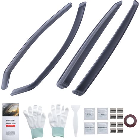 4Pcs Wind Deflectors for Audi A6 C7 5-Door 2011-18 Window Rain Visors Hatchback (1/5)