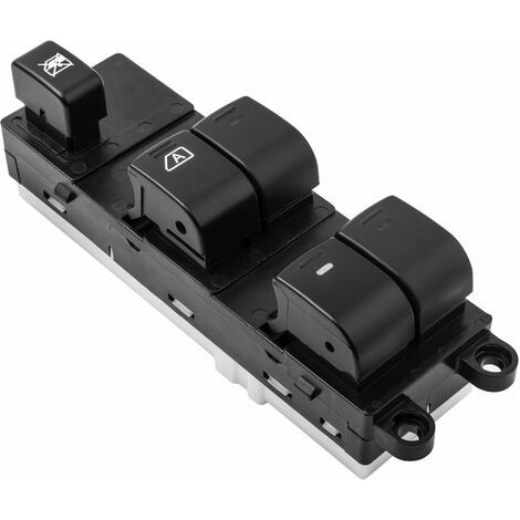BUNTHAUS Bouton lève-vitre électrique pour Nissan Qashqai Navara Pathfinder – Interrupteur principal 25401-BB65B 25401-EB30B – Installation facile
