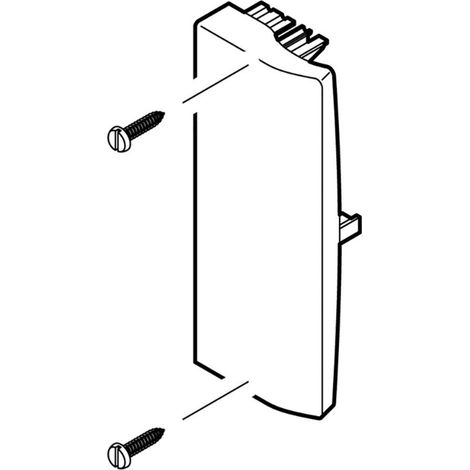 embout - logix - 160 x 50 - blanc artic - planet wattohm 48016