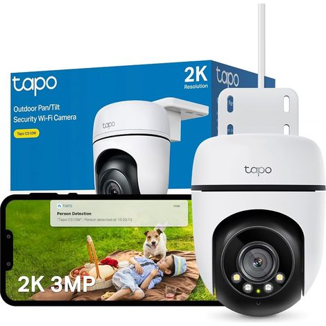 2K Camera Exterieur WiFi 360° Vision Nocturne Couleur,C510W (1/5)