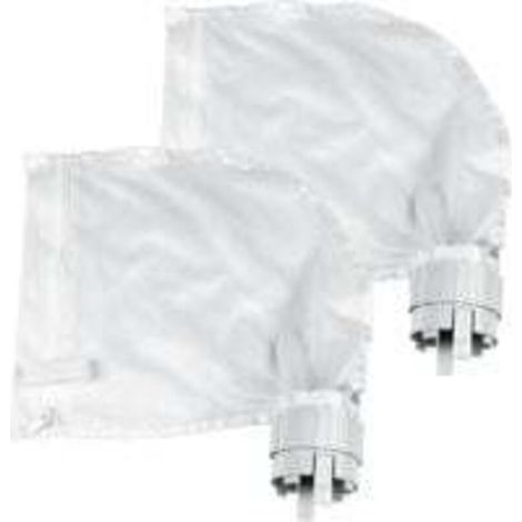 Set of 2 Filter Bags for Pool Cleaner, Suitable for Polaris 360 and 380 Pool Cleaners, Zipped and Adjustable Design, White (1/4)