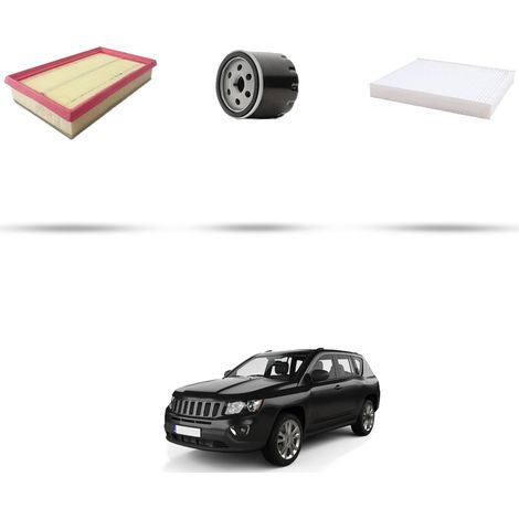 Kit tagliando 3 filtri compatibile con Jeep Compass II (MP) 1.3 110kw dal 2020 (1/5)