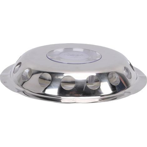 Aérateur de Pont de Bateau Évent de Pont de Bateau, Couvercle D'aération de, évent en Forme de Champignon en Acier Inoxydable Poli avec écran intégré, Panneau Transparent (1/5)