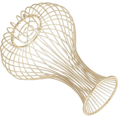 Panier de Rangement Métal pour Bouchons de Bouteille de Vin Design Creux Élégant, Soudures Solides et Surface Plate, Décoration pour Festivals de Vin et Maison (1/5)