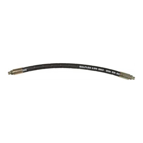 Racor flexible para engrase con trenza de acero 400 mm