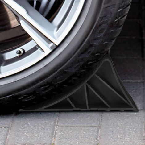 Cales de roues 2 pcs 25x10x11,5 cm plastique (1/5)
