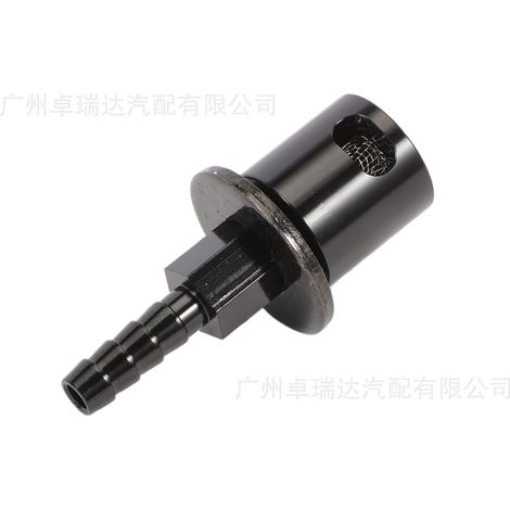 Clapet anti-retour inclinable de reservoir 19-174 with support, black, compatible with Holley Sniper EFI (1/4)