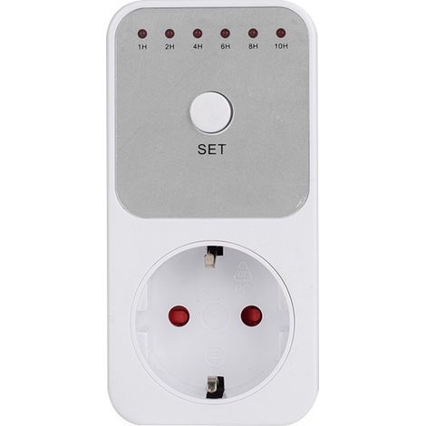 230V Plug-in Timer Switch – 1-10 Hour Countdown Switch – 16A Current – Easy Installation (1/5)