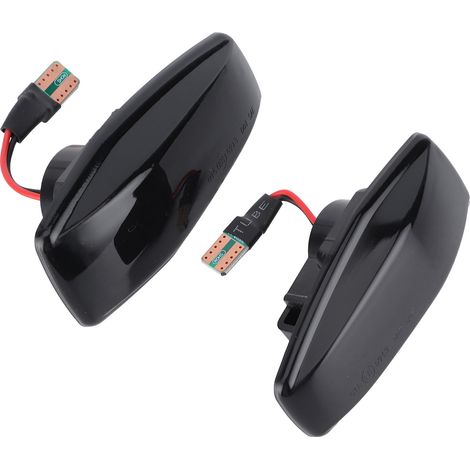 Feux de clignotant latéraux lentilles fumées dynamiques compatibles Hyundai i10 Getz Elantra (1/5)