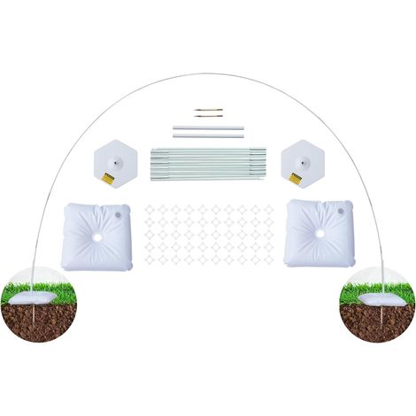 Kit D'Arche de Ballons Réutilisable Ajustable Largeur et Hauteur Support pour Arche de Ballons, Structure Ballon Arche pour Anniversaire, Mariage, Autres Fêtes Intérieur et Extérieur (1/5)