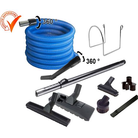 Set 8 accessoires + 1 flexible bleu - longueur au choix (de 3 à 20m) - 20m