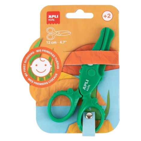 La Tijera Preescolar en forma de Cocodrilo de 12 cm estÃ¡ diseÃ±ada especialmente para que los niÃ±os puedan empezar a practicar el recorte de forma s