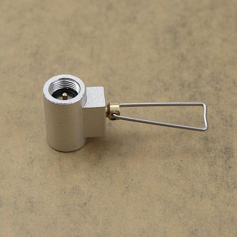 Adaptateur de valve pour réservoir plat, convertisseur de gaz, remplisseur de bouteille de camping, adaptateur de rechargement de cylindre
