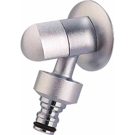 RUBINETTO OTTONE CROMATO SATINATO (1/2)