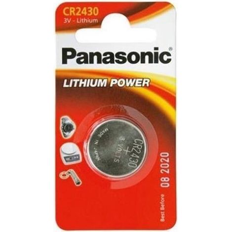 Alpha elettronica 1 pila bott. litio cr2430 blist.pan plp-cr2430
