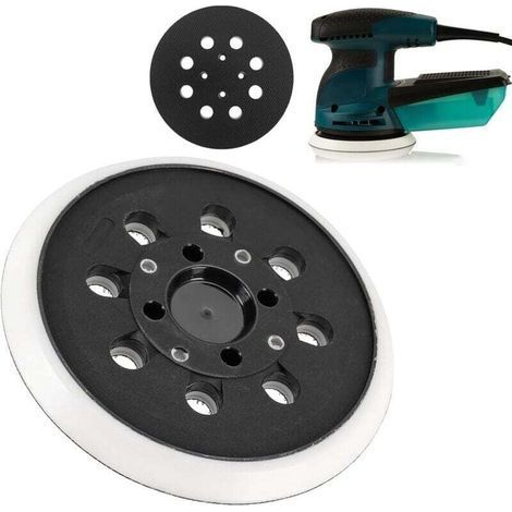 Professioneller selbstklebender Schleifteller 125 mm (5 Zoll) mit 8 Löchern für Schleifmaschinen (1/4)