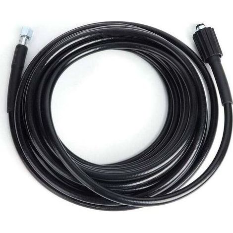 Manguera de alta presión 10 m, M22 a rosca - Manguera para limpiadora de alta presión con conector rápido de tipo clic para limpiadoras de alta presión Kärcher K2 K3 (1/4)