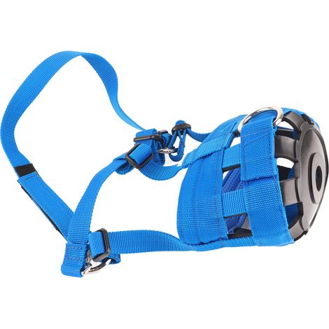 Muselière de pâturage pour cheval, licol avec doublure nylon et fermeture Velcro rapide, équipement équestre confortable (1/5)