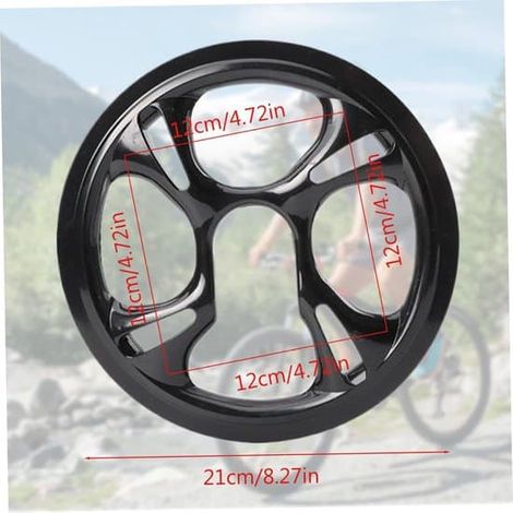 Protège-chaîne de vélo - 48 dents - plastique - universel pour vélos (1/5)