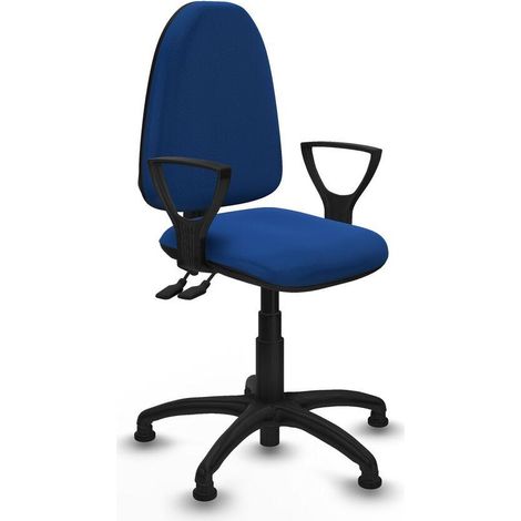 Piqueras et Crespo Aýna Chaise de bureau bleue réglable (1/3)