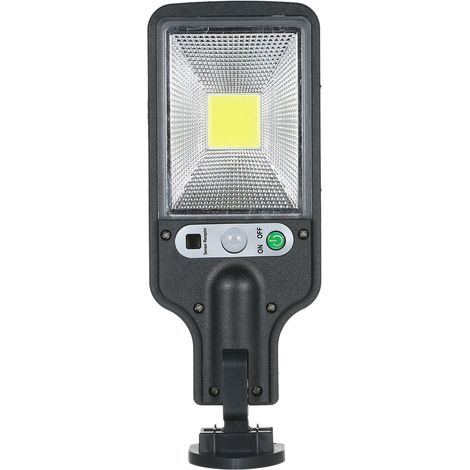 30 Stück COB-Solarstraßenleuchten mit Lichtsensor, PIR-Bewegungsmelder, 3 Beleuchtungsmodi, IP44-Wasserschutz, integriertem 1200-mAh-Akku für Terrasse, Hof, Garten und Straße (1/5)