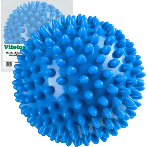 Pelota de masaje para m煤sculos corporales, pelota rodante, pelota de rehabilitaci贸n con p煤as (1/5)
