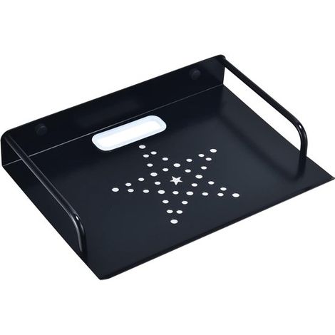 Router Rack Kleines Wandregal für Projektoren TV-Box-Halterung Multimedia-Regal Wandhalterung Rack für TV-Zubehör wie Modem DVD-Player 1-lagig (1/5)