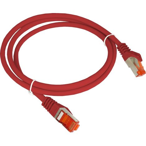 Patchkabel F/UTP Kat. 6 PVC 0,5 m rot alantec (1/4)