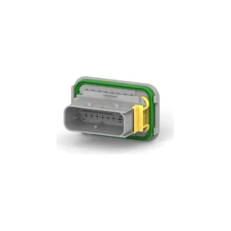 Connettore Heavy Duty Sealed 1.6X2.8 porta maschio 16vie grigio
