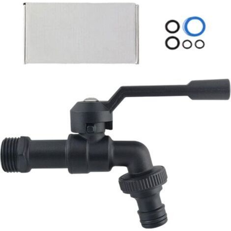 Nez de robinet,Robinet de Machine à Laver - Outils de Jardin extérieur à Double Sortie Bibcocks de 1/2 po Séparateur de Tuyau d'arrosage séparateur de Robinet Robuste (1/5)