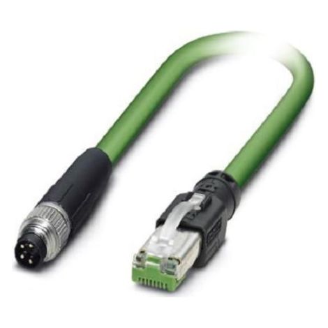 Câble Ethernet Blindé Phoenix Contact, Vert, 10m Avec connecteur Droit ( Prix pour 1 )
