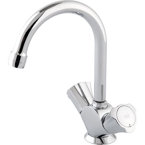 Grohe Costa L - Miscelatore da lavabo, con sistema di scarico, cromo 21375001