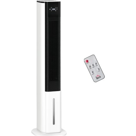 Portable Air Cooler with 6L Tank, 3 Ice Packs, Oscillating Fan, 3 Modes, 10H Timer, Washable Filter, LED Display, Remote Control (1/5)