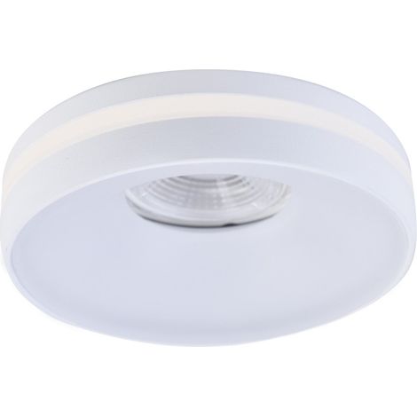 Empotrable de techo “Frey” GU10 220/240V IP20 Ø86x44mm fabricado en aluminio y policarbonato color blanco (1/5)