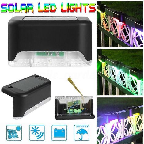 Lampe solaire LED, lampe solaire, lampe solaire de jardin, balise lumineuse extérieure, lampe de jardin (lumière blanche) (1/5)
