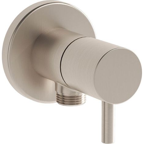 Grifo de ángulo intermedio - VitrA A4521434 - Origin - Níquel cepillado - Latón